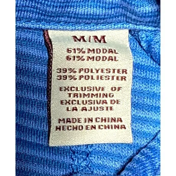 Jamaica Jaxx Mens Size M Shirt Polo Striped NWT Modal - Picture 7 of 10